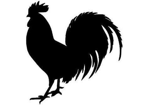 Awesome Rooster Stencils Free Rooster Silhouette Rooster Images