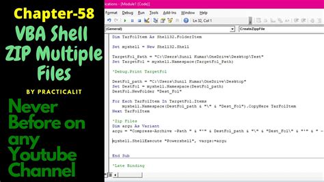 Vba Shell Zip Multiple Files How To Zip Multiple Files Using Vba