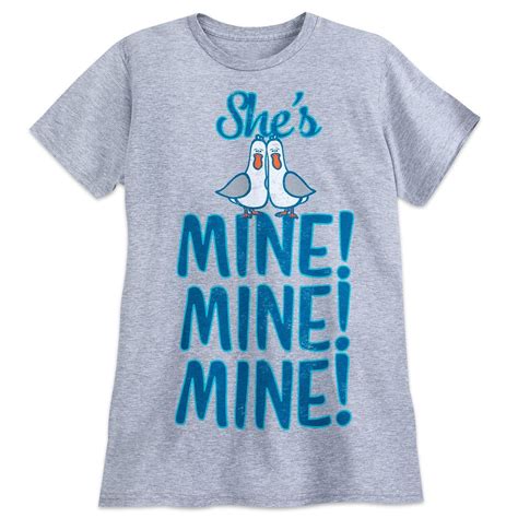 Finding Nemo Seagulls She S Mine Mine Mine Couples T Shirt For Adults Adulting Shirts