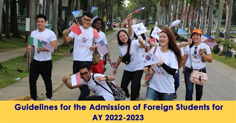 Guidelines For The Admission Of Foreign Students Central Philippine