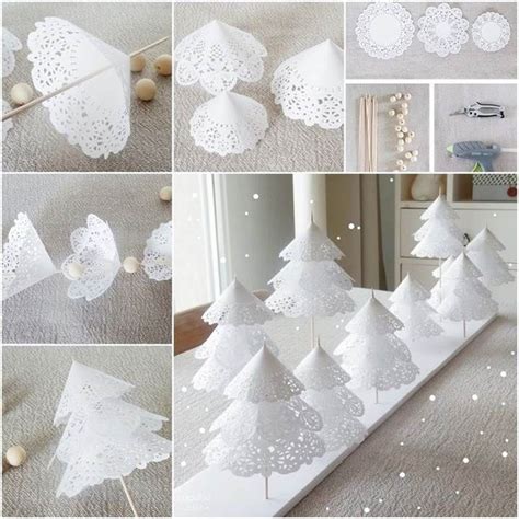 Paper Doily Christmas Trees Pictures Photos And Images For Facebook