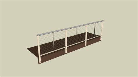 09 Designrail Aluminum Railing System With Horizontal Cable Infill