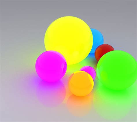Glow Balls Glowing Hd Wallpaper Peakpx