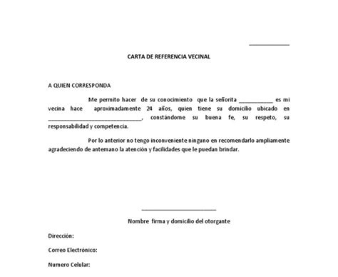 Carta De Buena Conducta En Barquisimeto Soalan By