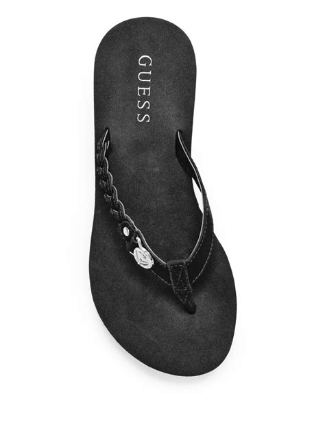 Guess Women S Sianna Platform Flip Flops Ebay