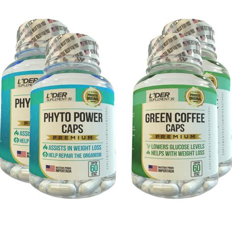 Phyto Power Caps Green Coffee Mg Caps Potes em Promoção