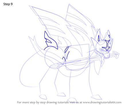Kwami step by step : Learn How to Draw Zacian from Pokemon (Pokemon) Step by ...