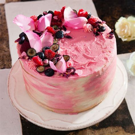 Rose Cardamon Cake With White Chocolate Buttercream Priceless