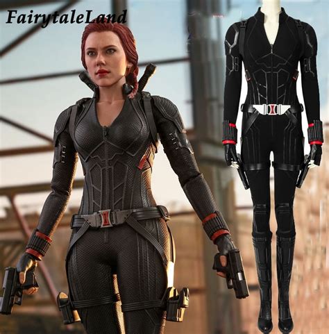 Avengers Endgame Black Widow Cosplay Props Halloween Female Costume