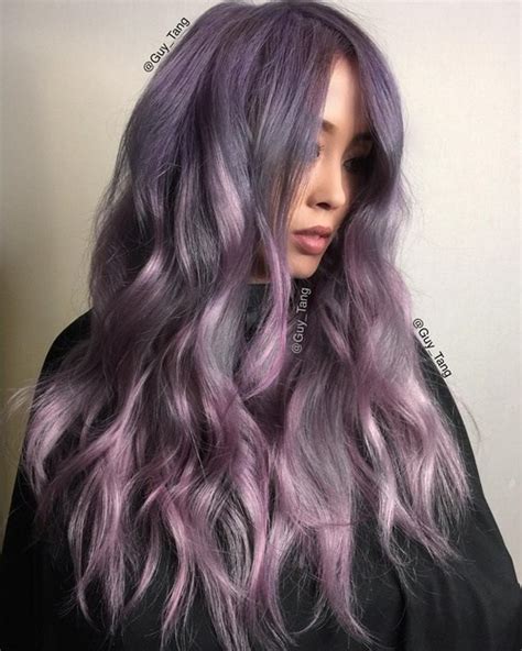 Image result for dark ash brown hair tumblr. The Prettiest Pastel Purple Hair Ideas