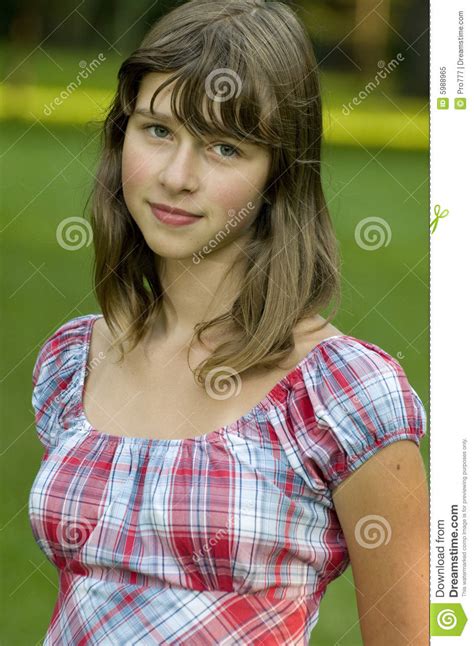 Teenage Girl Portrait Stock Image Image Of Beauty Young