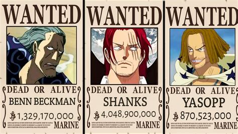 All Top 10 Strongest Members Of The Red Haired Pirates One Piece