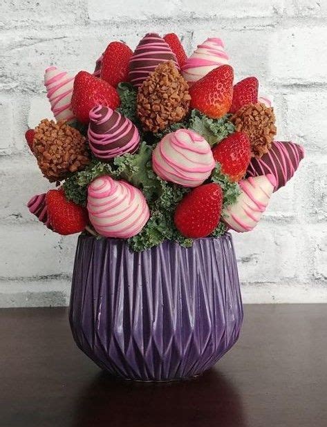 Blooming Berries Chocolate Covered Strawberries Bouquet Valentine