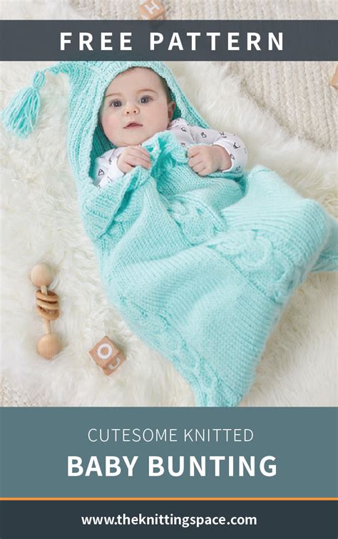 Cutesome Knitted Baby Bunting
