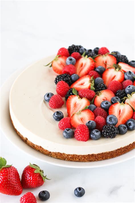 Gluten Free Vegan Berry Cheesecake Sarah Bakes Gluten Free