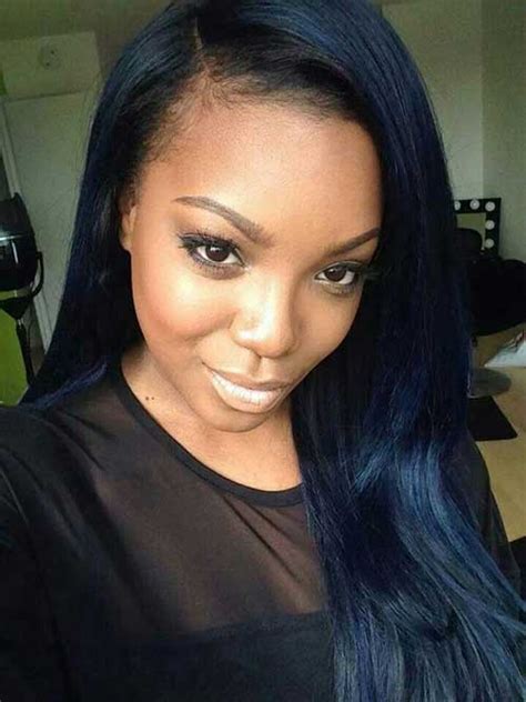This is a perfect color that looks black indoors. 20+ Hairstyles for Black Girls with Long Hair | Hairstyles ...
