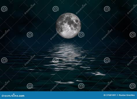 Mystical Moon Stock Illustration Illustration Of Glowing 37681891