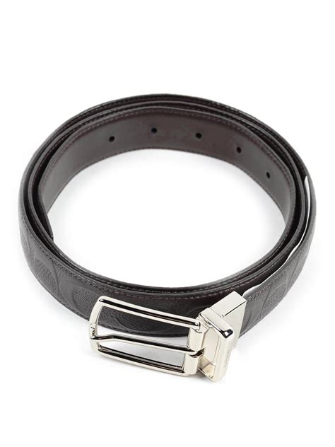 Belts Coach Buckled Leather Reversible Belt 64773dk