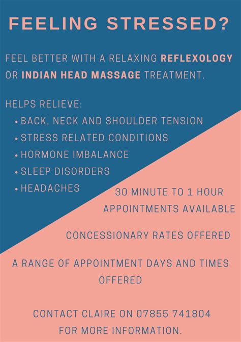 Complementary Therapies Indian Head Massage And Reflexology Bluesci