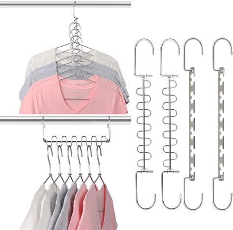 Multifunctional Magic Hanger Metal Closet Clothes Organizer Space