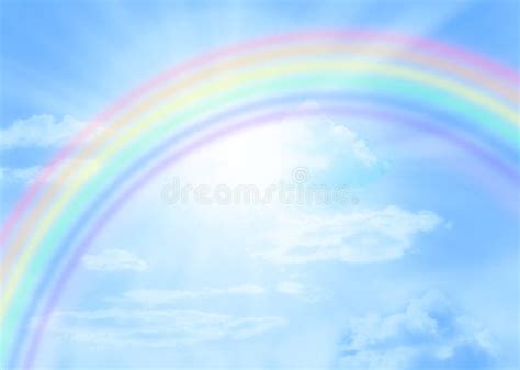 Sky Rainbow Sun Background Stock Photo Image Of Sunrise 32762572