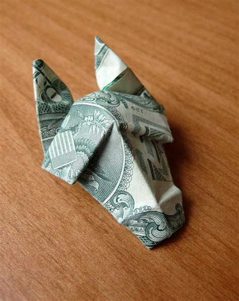 Dollar Bill Origami Horse Head By Craigfoldsfives On Deviantart