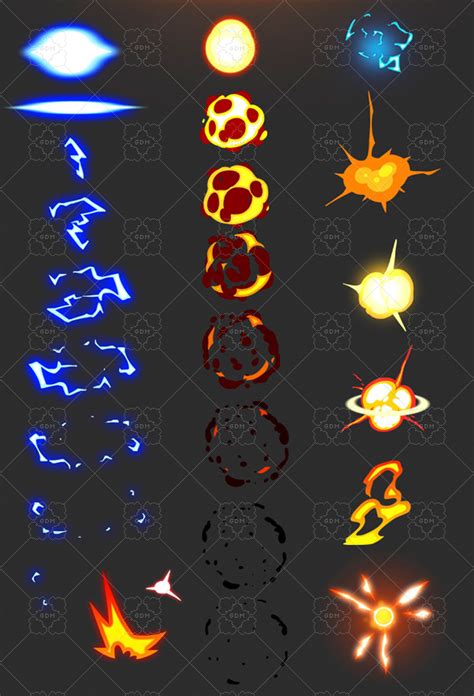 Effects Sprite Sheet Transparent