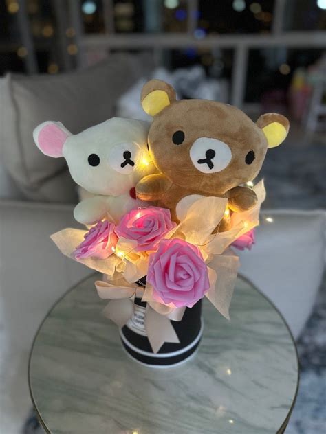 Bouquet With Rilakkuma And Lights Hobbies And Toys Stationery And Craft