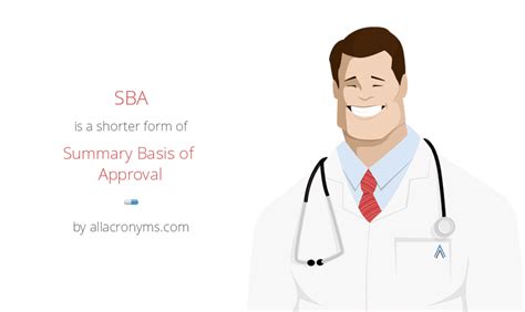 Sba Summary Basis Of Approval