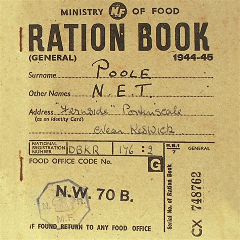 The Olde Curiosity Blog Ww2 Rationing In The Second World War In