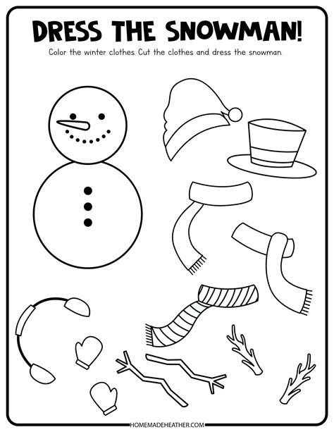 Free Winter Activity Printables Homemade Heather