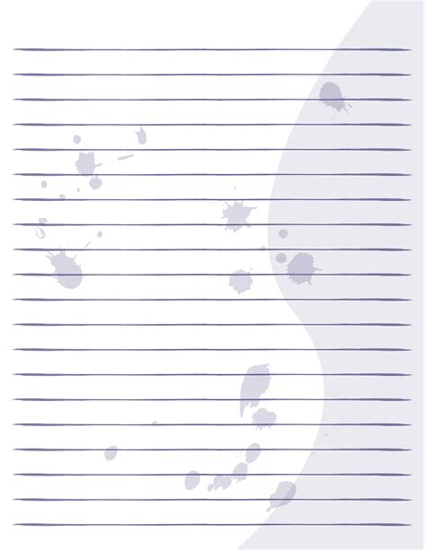 Handwriting Paper Templates Creative Templates Tims Printables