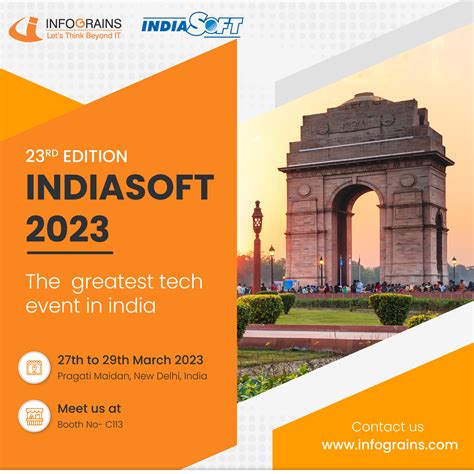Infograins Software Solutions At Indiasoft 2023 Infograins