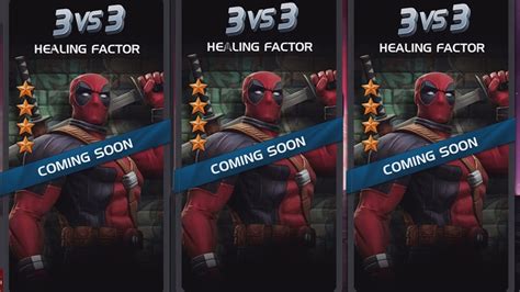 Deadpool Healing Factor Event Marvel Contest Of Champions Ios