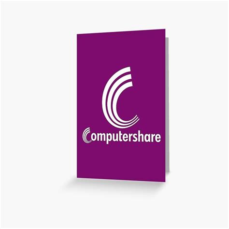 Computershare Logo Greeting Card By Rubencrm Redbubble