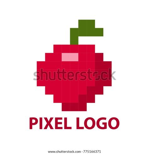 Pixel Logo Design Vector Stock Vector Royalty Free 775166371