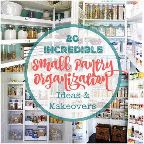 Check out these 30 ideas on how to upgrade your kitchen pantry. 20 Incredible Small Pantry Organization Ideas and ...