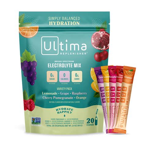 Electrolyte Hydration Powder Packets Ultima Replenisher