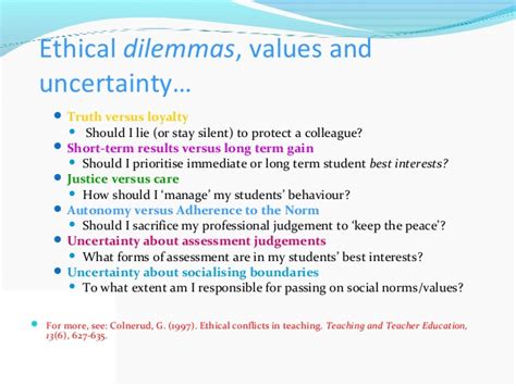 Which principle should guide your actions: Collegiality, ethics and the dilemmas of professionalism