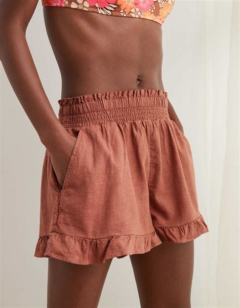 Aerie Ruffle Short Ruffle Shorts Ruffle Shorts Outfit Clothes For Women