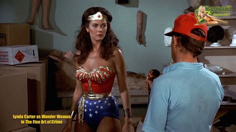 Lynda Carter As Wonder Woman In The Fine Art Of Crime Lynda Carter