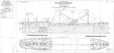 1928 French Cargo Ship Mekong The Model Shipwright