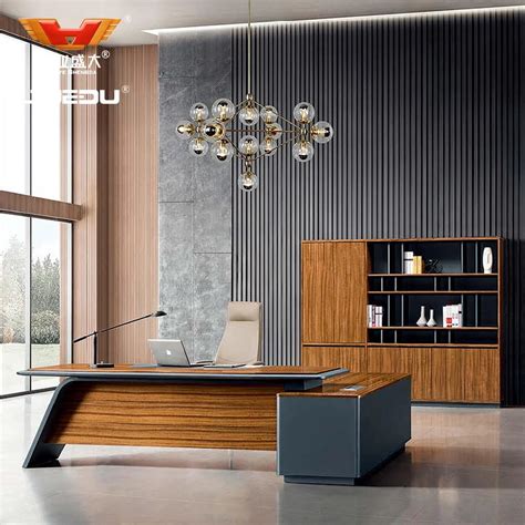 Luxury Modern Latest Office Table Designs Ceo Boss High Tech Executive