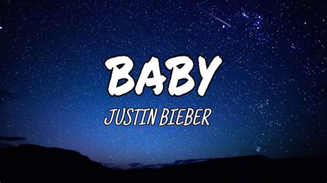 Baby Lyrics Justin Bieber Youtube