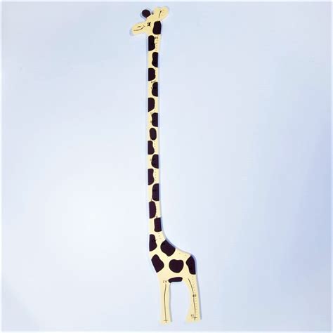 Giraffe Height Chart - Little Ragamuffin's Childrens Interiors | Giraffe height, Height chart 