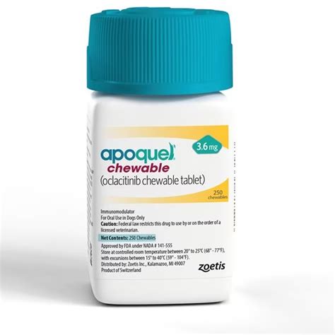 Apoquel For Dogs Oclacitinib 36 Mg 20 Chewable Tablets Skin