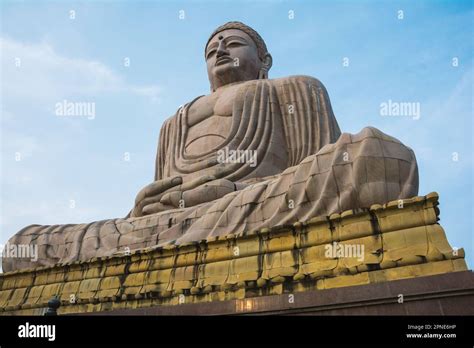 The Great Buddha Statue Bodh Gaya India Stock Photo Alamy