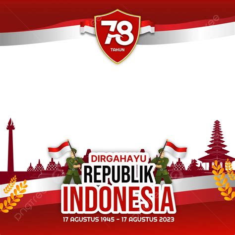 Hut Ri Ke Official Design Dirgahayu Twibbonize Of Indonesian