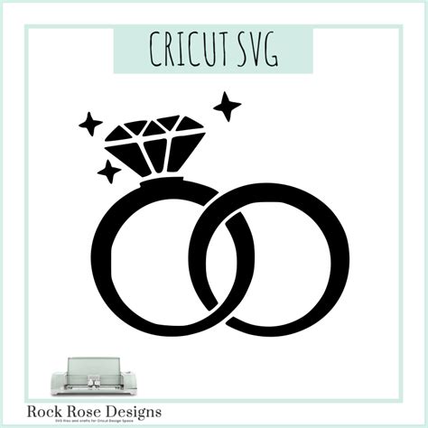 Wedding Rings – SVG CUT FILE Rock Rose Designs – Rock Rose Designs