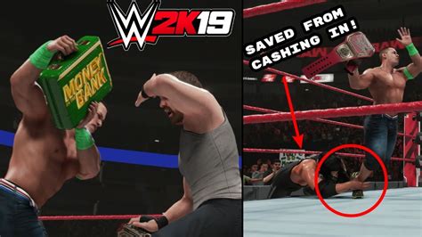 Once the briefcase is done, it is available for use exclusively in the game. WWE 2K19: Every Possible Money In The Bank Cash In Scenario (Saved, Fail, Fake Cash In & More ...